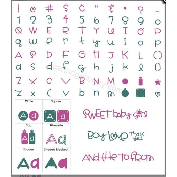 CRICUT Cartridge "ALL MIXED UP" retired - Picture 4 of 4